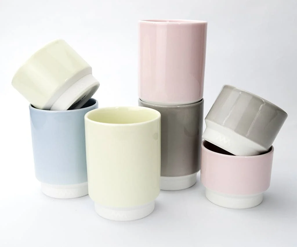 Asemi Hasami Cups Large - Light Blue - Image 3