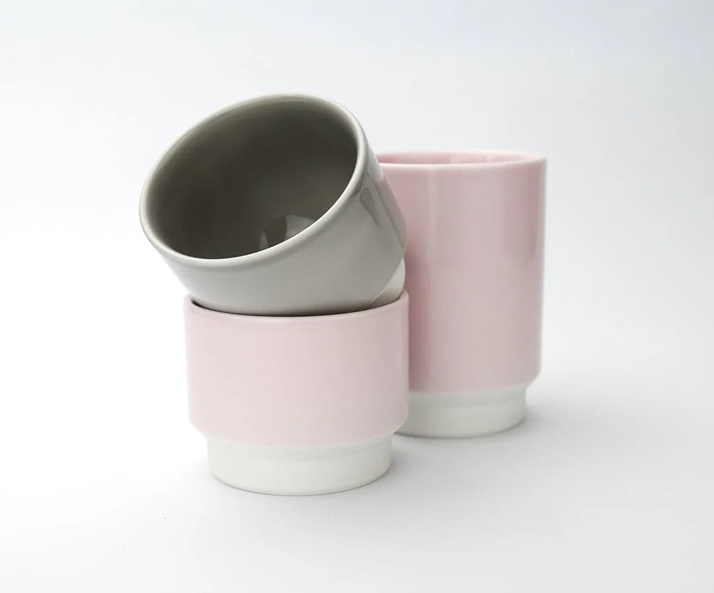 Asemi Hasami Cups Small - Light Pink - Image 2