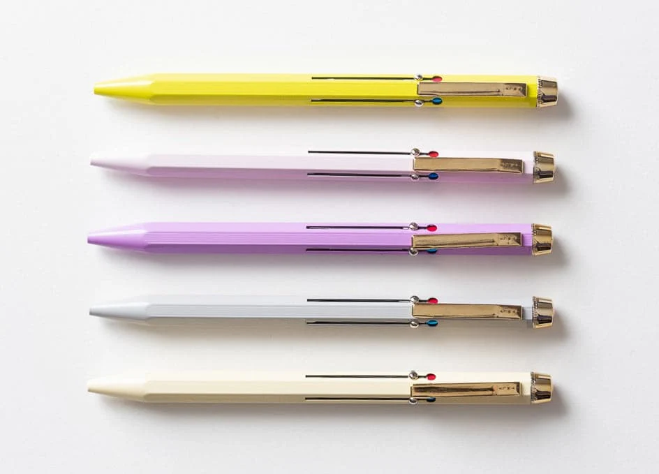 Basic Utility 4-Colour Ballpoint Pen - Violet - Image 2