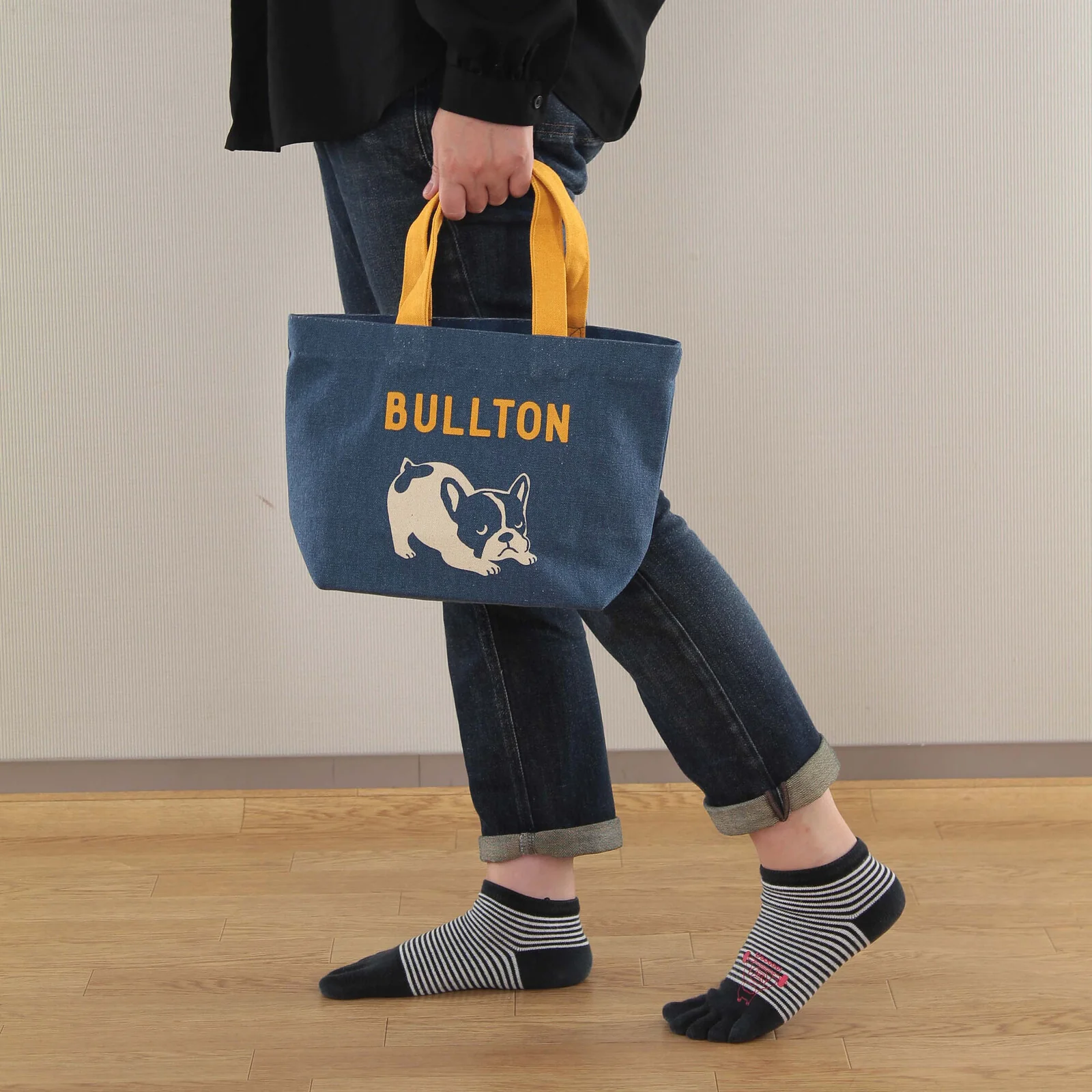 Bullton French Bulldog Canvas Tote Bag - Image 2
