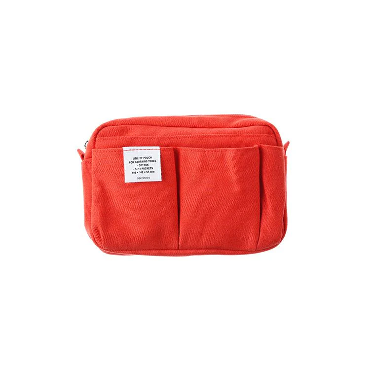 Delfonics Cotton Canvas Utility Pouch (S) — 10 Pockets - Image 14