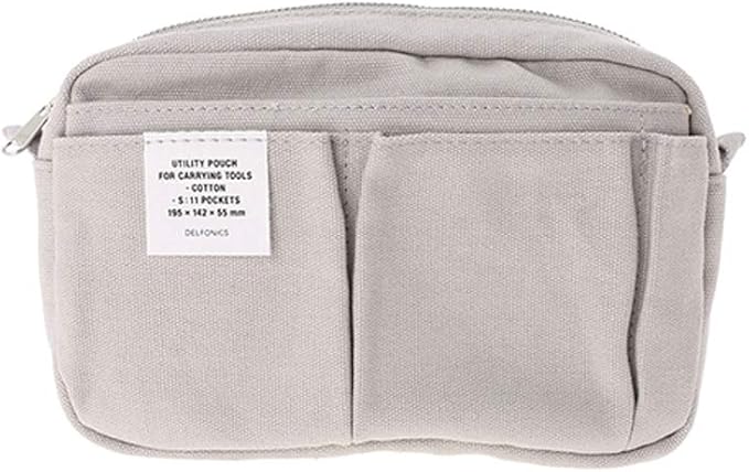 Delfonics Cotton Canvas Utility Pouch (S) — 10 Pockets - Image 15
