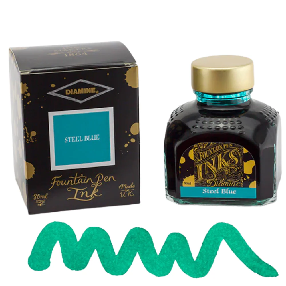 Diamine Ink Bottle 80ml — Blue Colours - Image 17