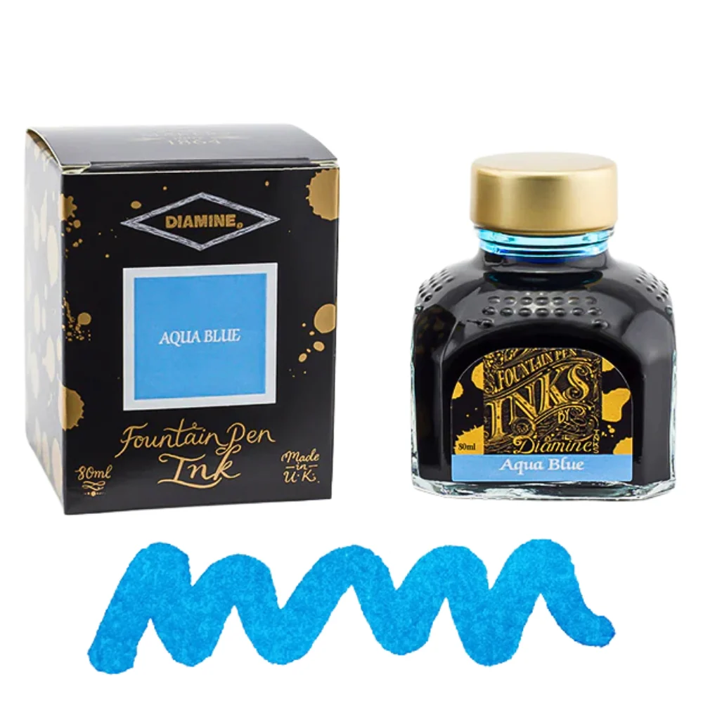 Diamine Ink Bottle 80ml — Blue Colours - Image 19