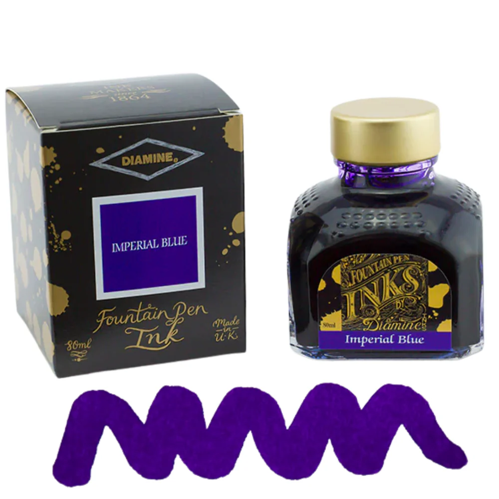 Diamine Ink Bottle 80ml — Blue Colours - Image 6