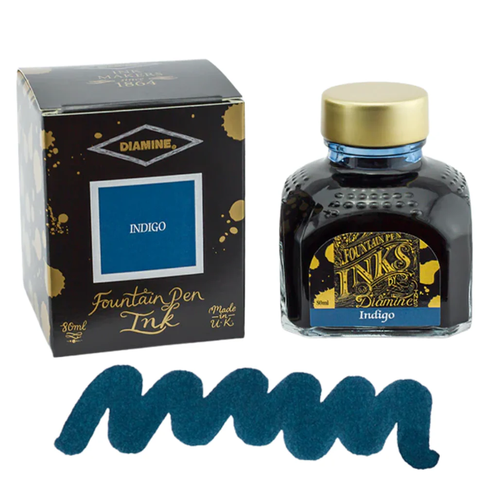 Diamine Ink Bottle 80ml — Blue Colours - Image 7