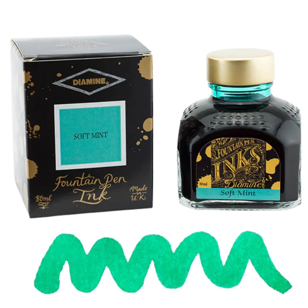 Diamine Ink Bottle 80ml — Green Colours - Image 11