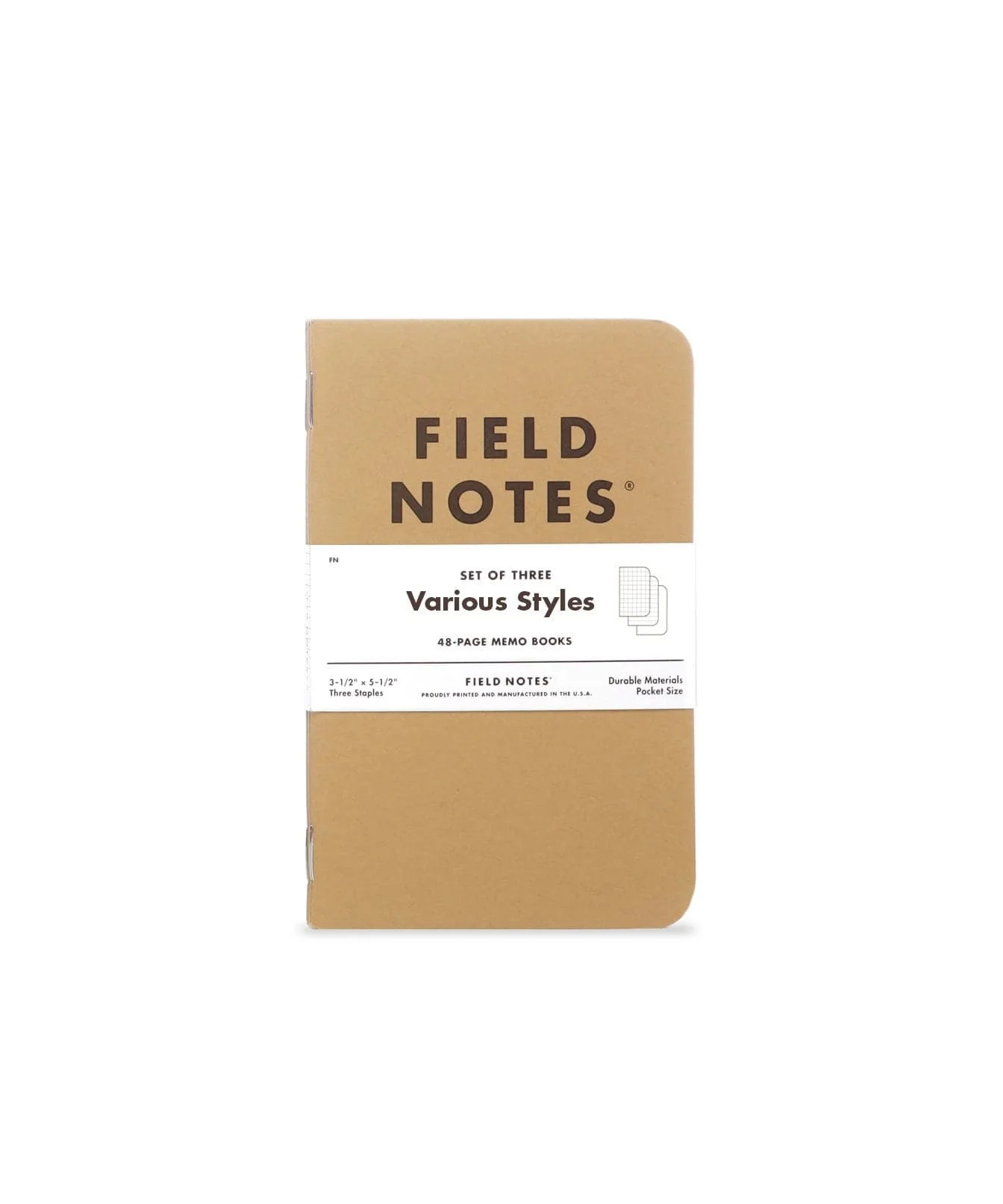 Field Notes Original Kraft Notebooks A6 [3 Pack] - Image 4