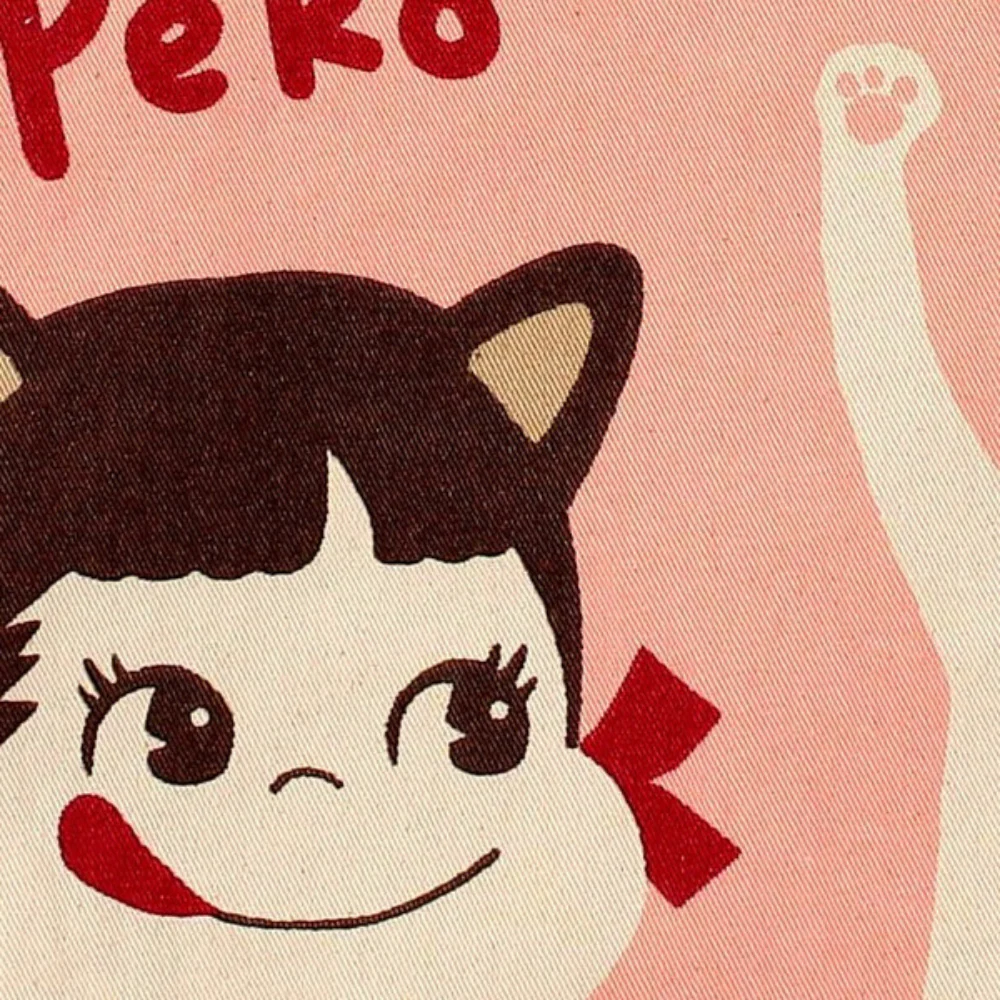 Fujiya Peko-chan Canvas Tote Bag [A4 Size] - Image 7