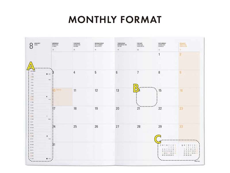 Hightide 2026 Iris B6 Weekly Block Diary - Image 3