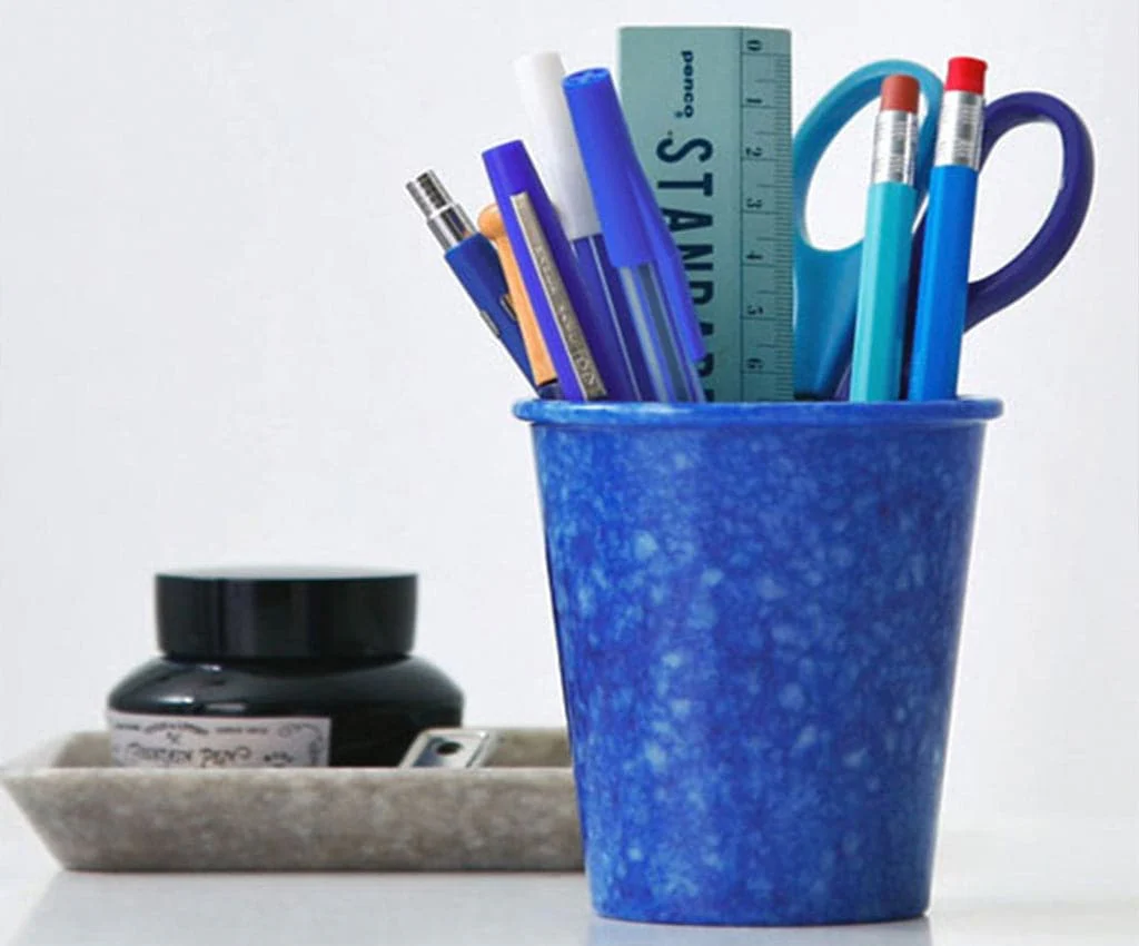 Hightide Marbled Pen Pot - Image 4