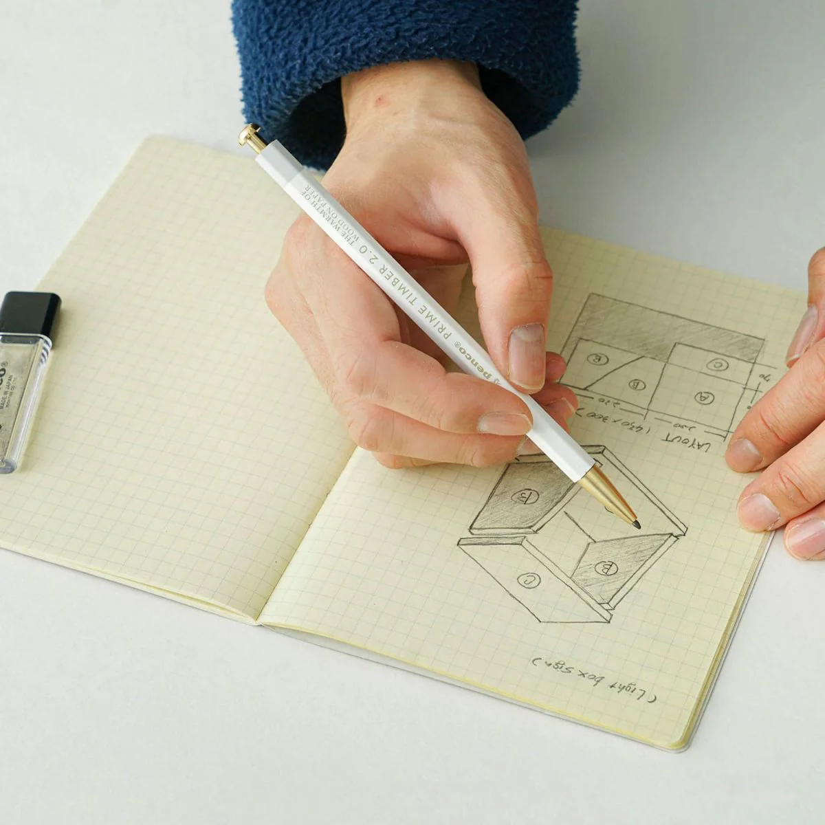 Hightide Penco Prime Timber & Brass Pencil - Image 4