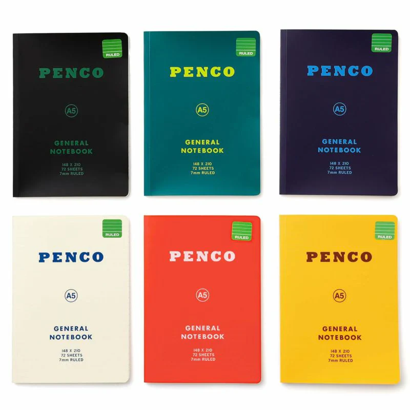 Hightide Penco Soft PP Notebook A5 – Ruled
