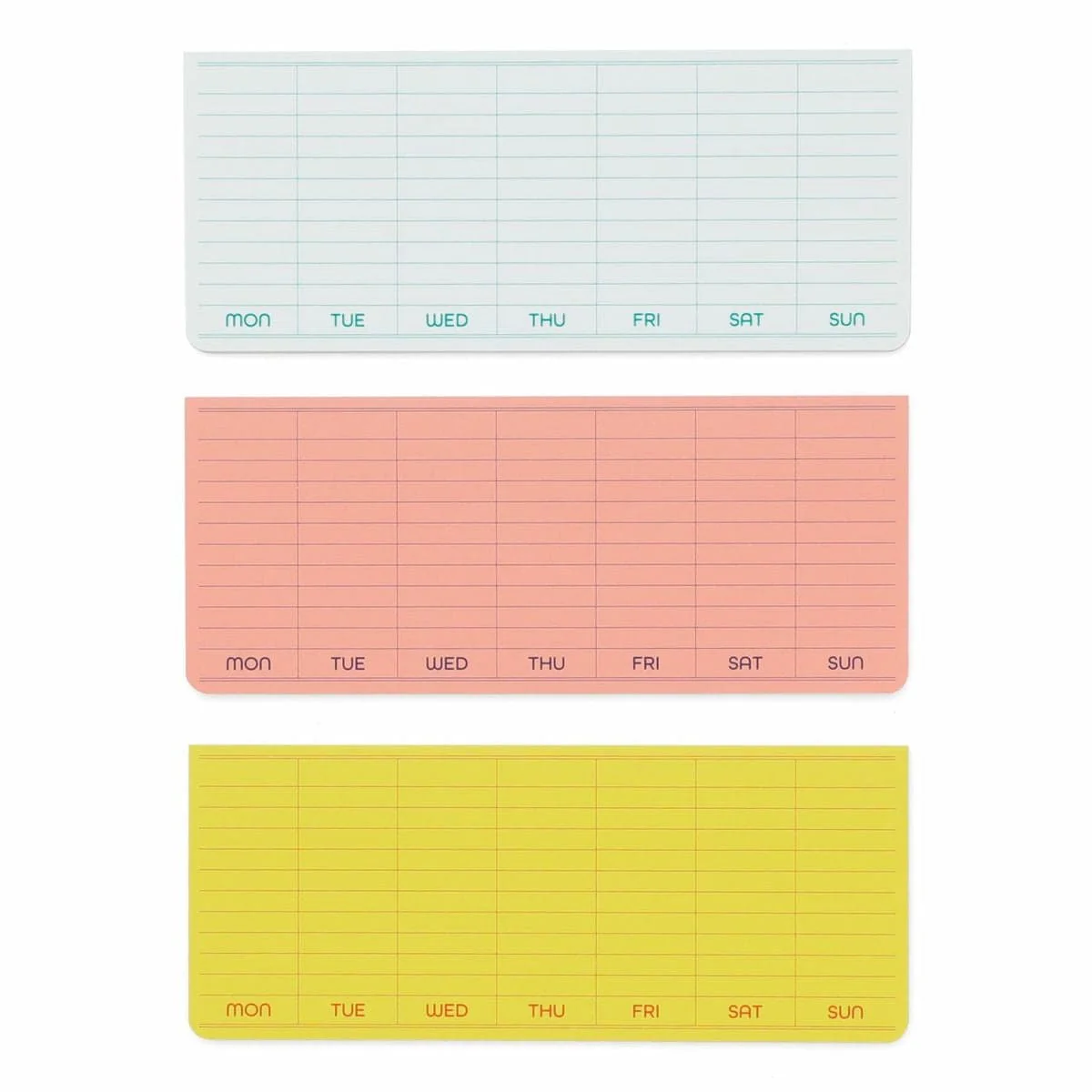 Hightide Penco Sticky Memo Pad Weekly