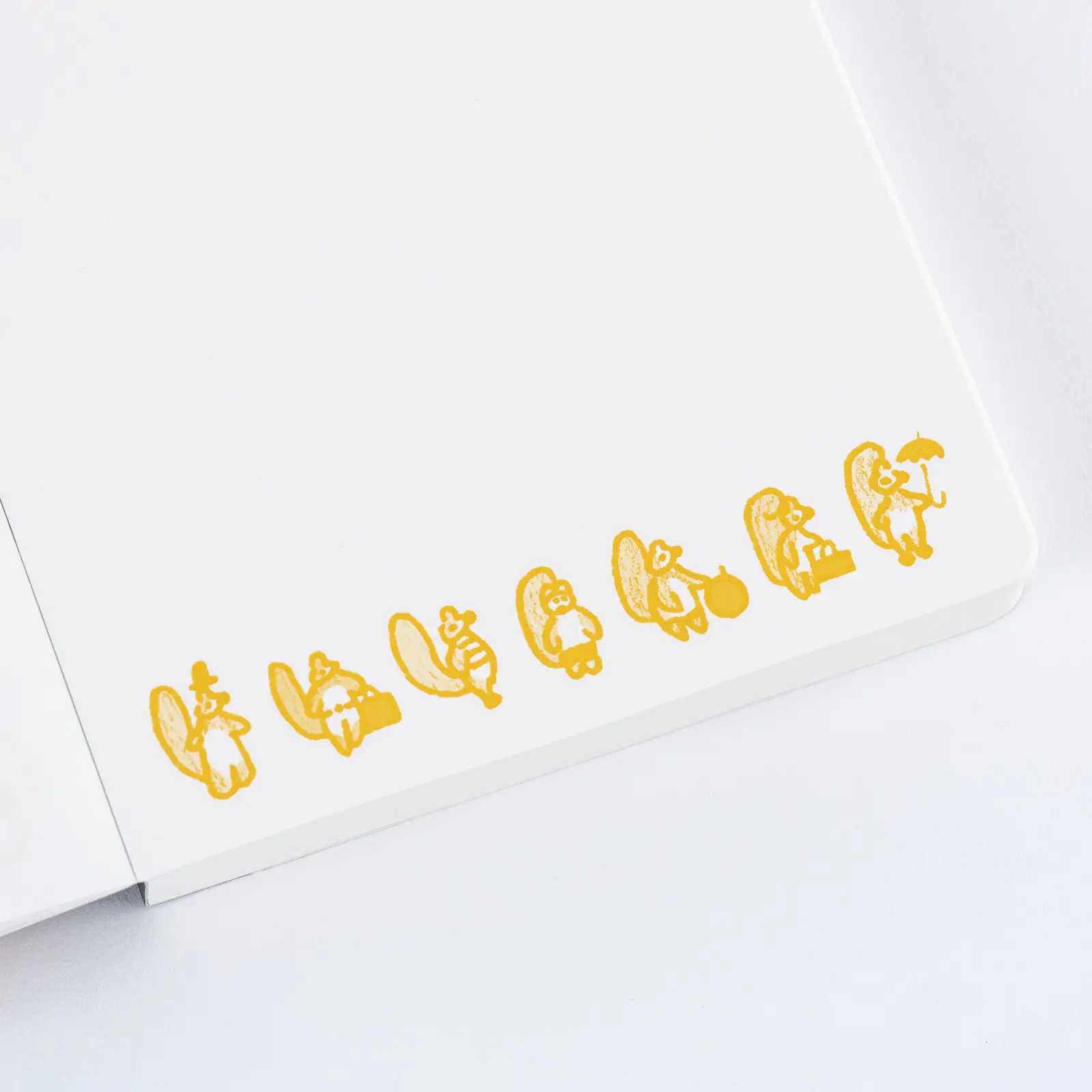 Hobonichi 100%ORANGE - Hobonichi Paper(s) - Squirrel Appears - Image 5