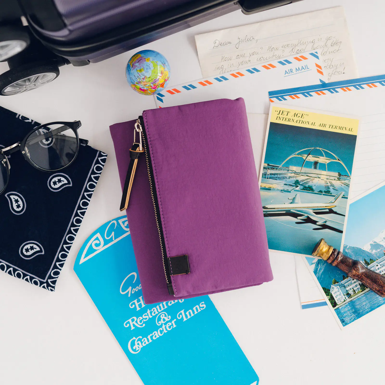 Hobonichi 2026 A6 Planner Cover: Tragen - Purple - Image 3