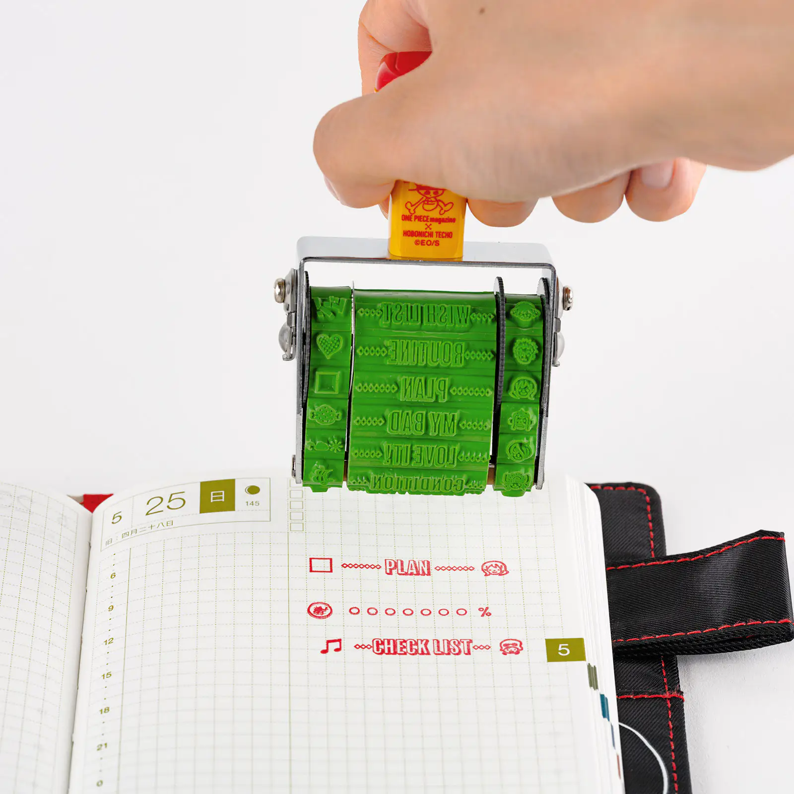 Hobonichi 2026 Accessories: Sanby Rotating Stamp for the Techo (One Piece) - Image 4