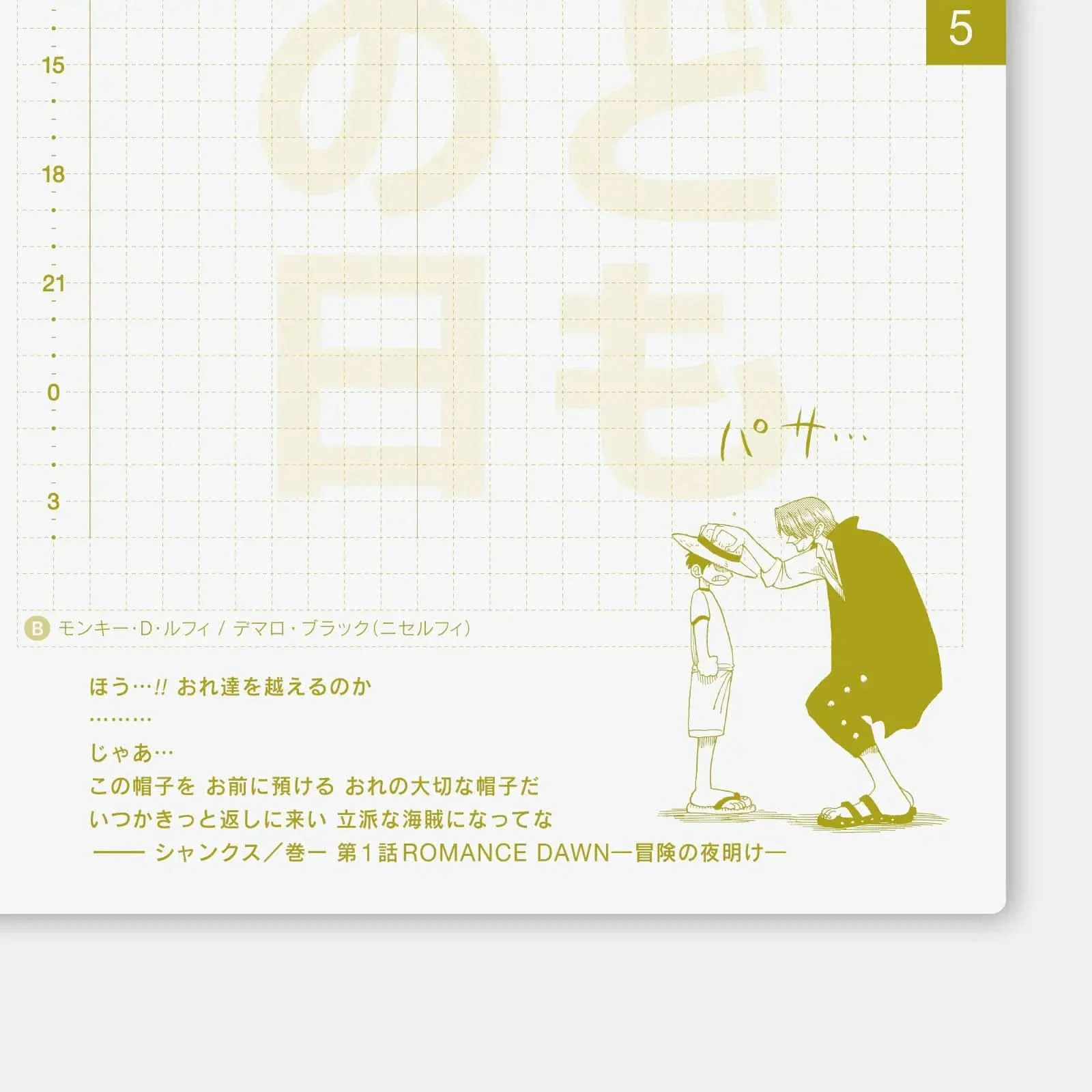 Hobonichi 2026 Japanese Original Book - One Piece Edition [A6/Jan Start/Mon Start] - Image 4