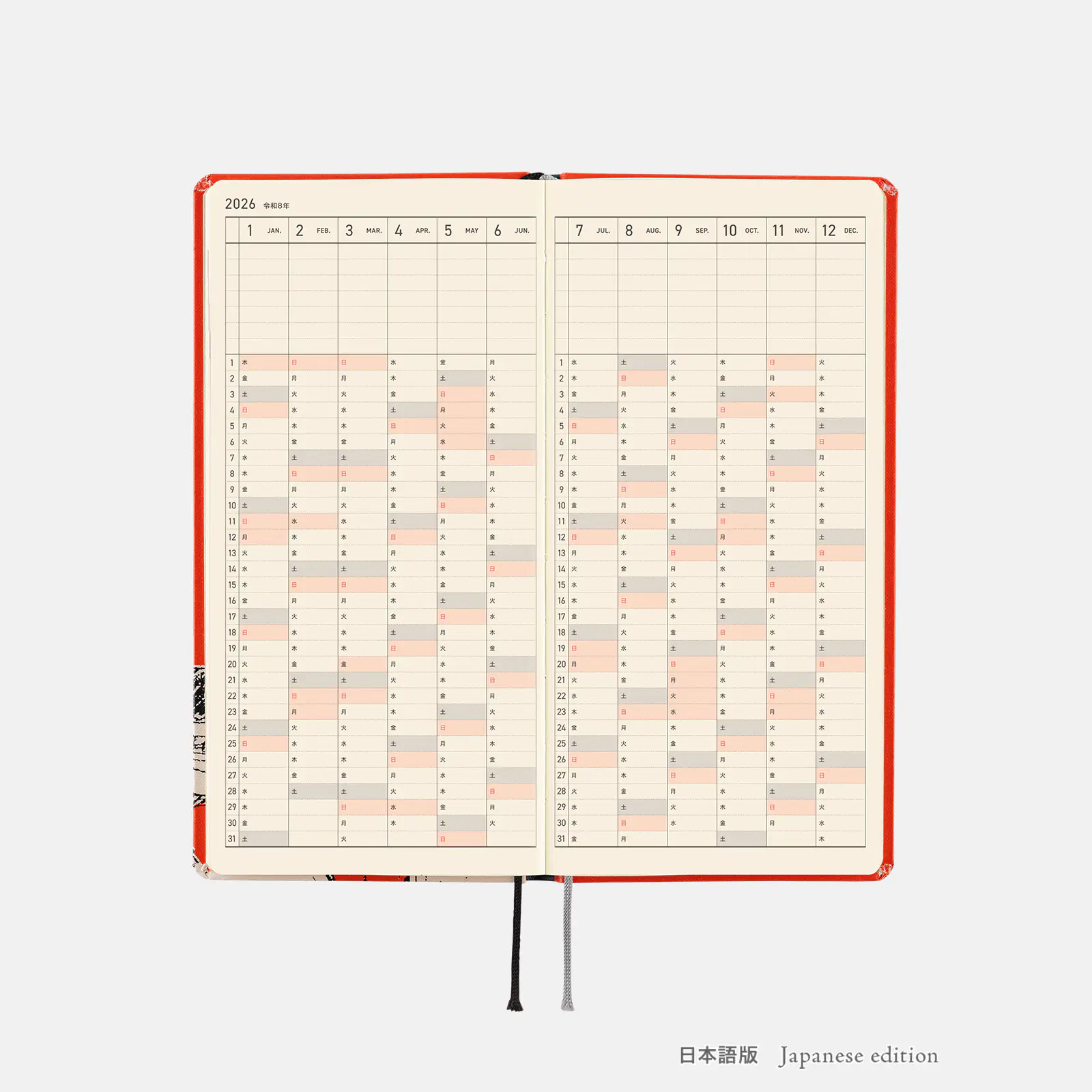 Hobonichi 2026 Weeks (Eng): One Piece Magazine - Straw Hat Luffy (Red) - Image 12