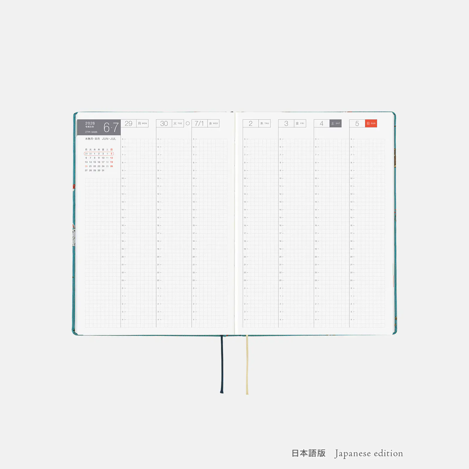 Hobonichi HON A5 2026 Planner: Bow & Tie - In the Forest - Image 14