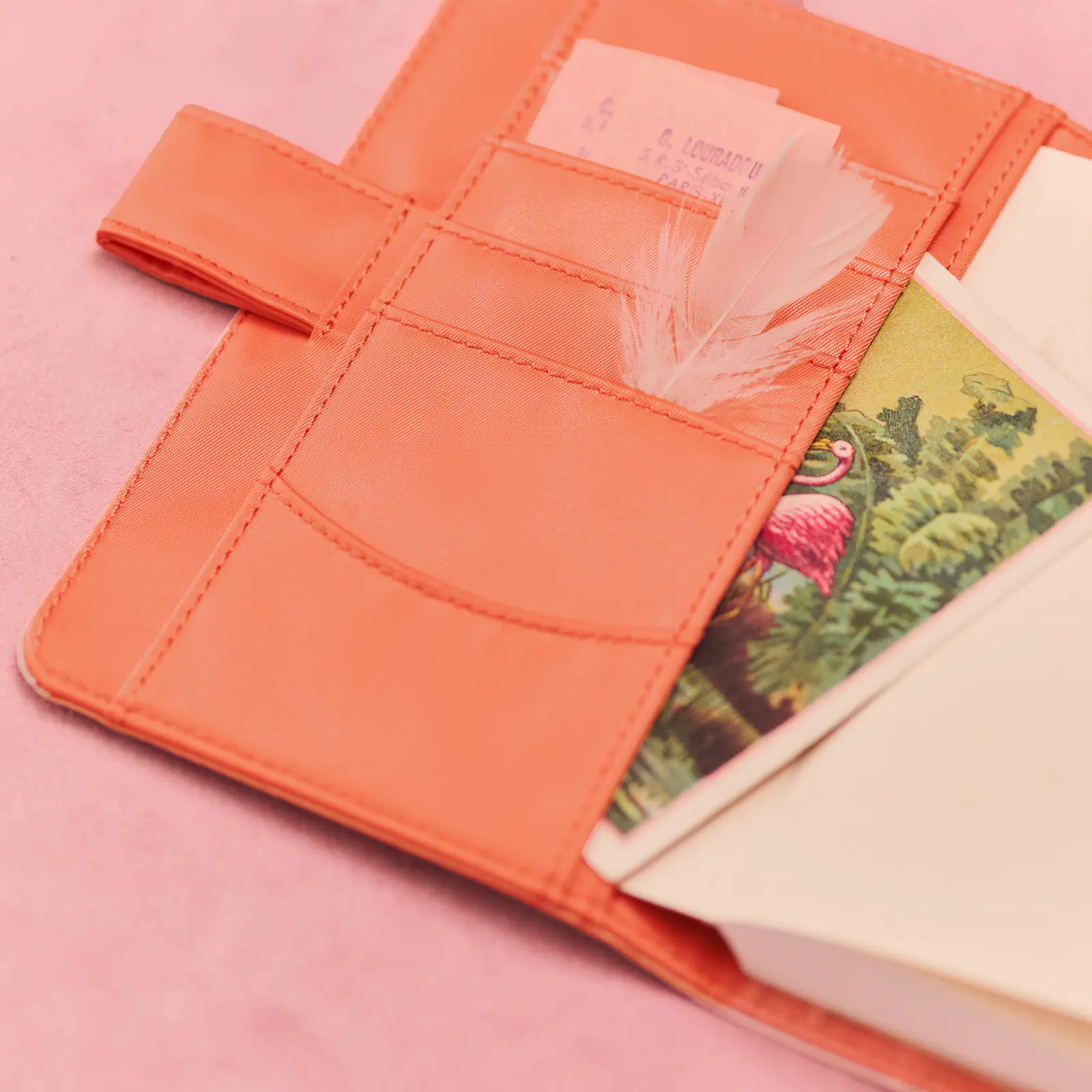 Hobonichi 2026 A6 Planner Cover: Colors - Airy Flamingo - Image 6
