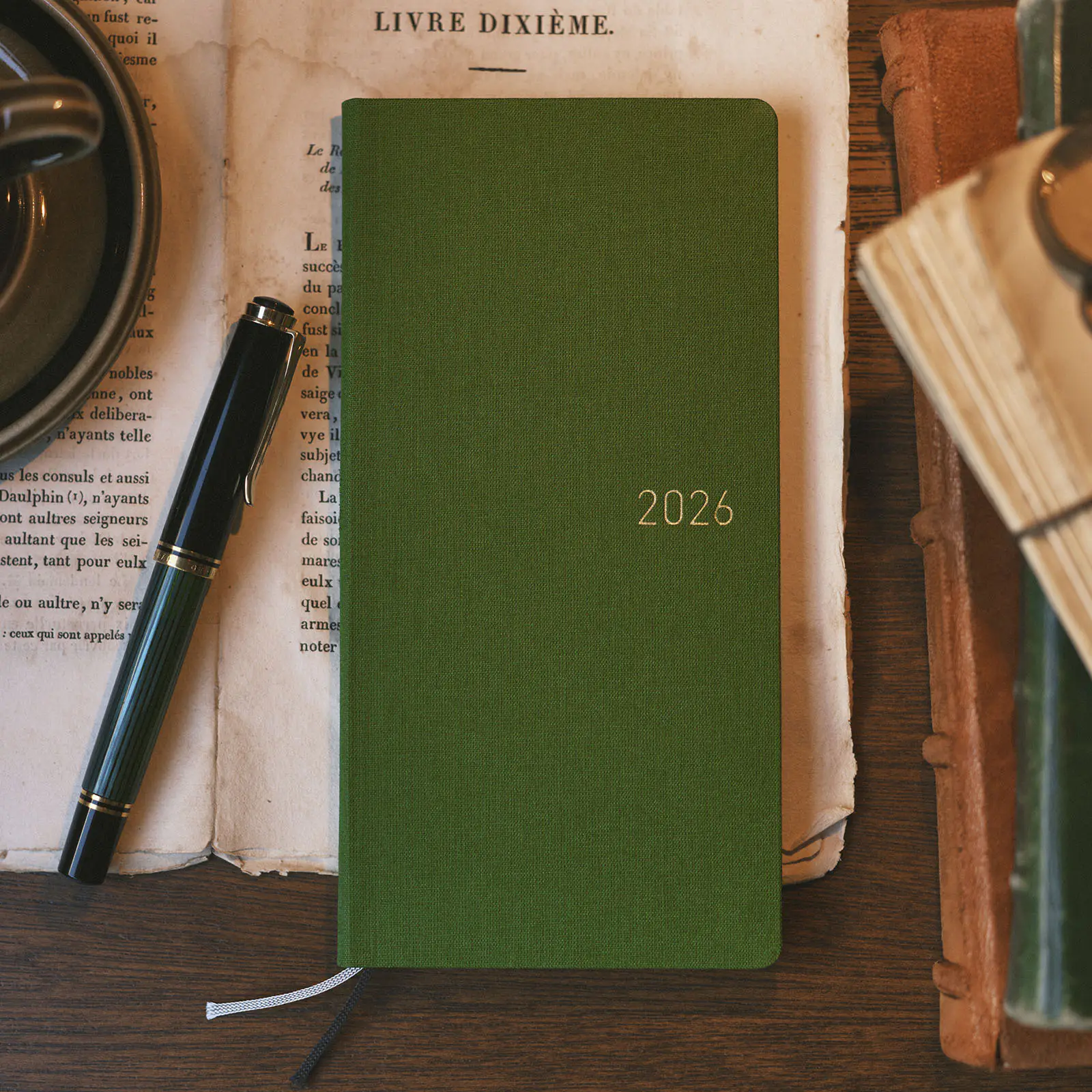 Hobonichi 2026 Weeks: Colors - Antique Green - Image 3