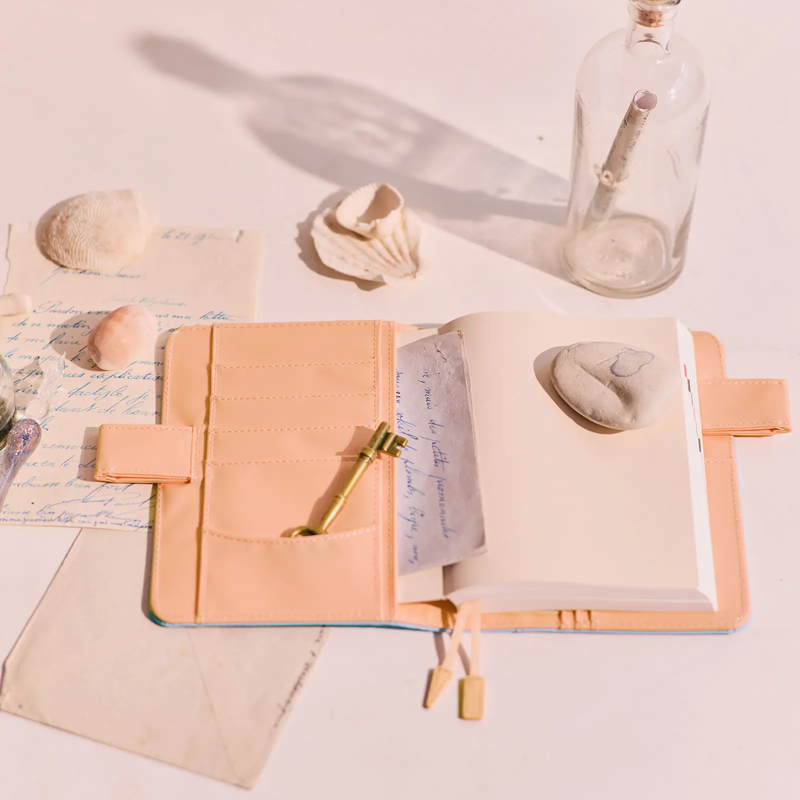Hobonichi 2026 A6 Planner Cover: Colors - Powder Blue Shell - Image 4