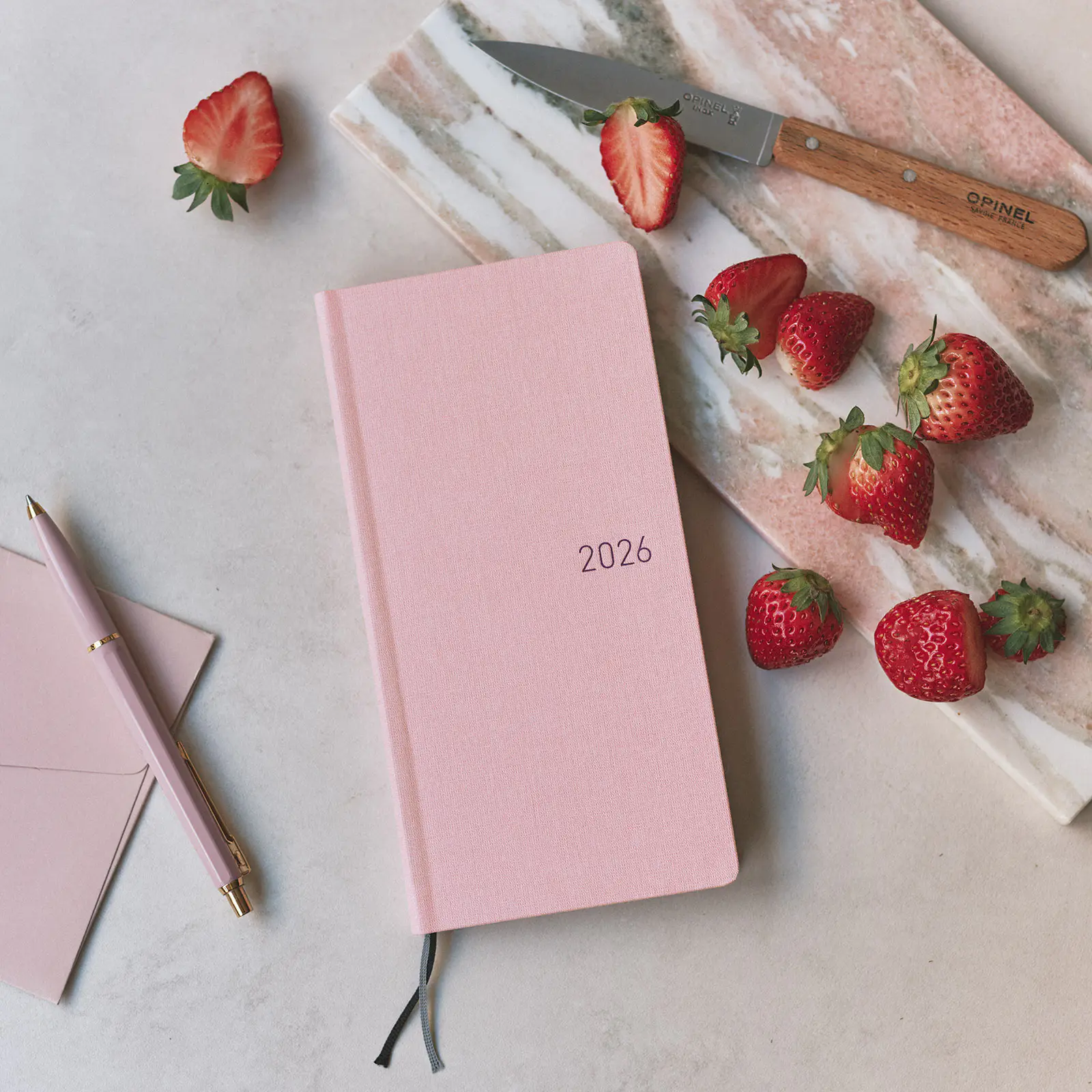 Hobonichi 2026 Weeks: Colors - Strawberry Milk - Image 3
