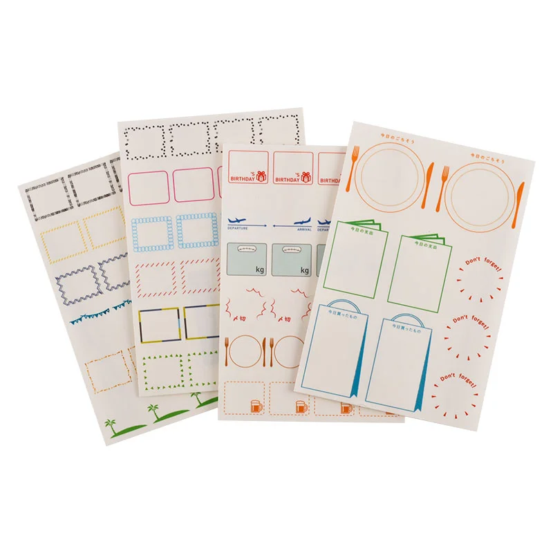 Hobonichi Frame Stickers [4 sheets] - Image 3