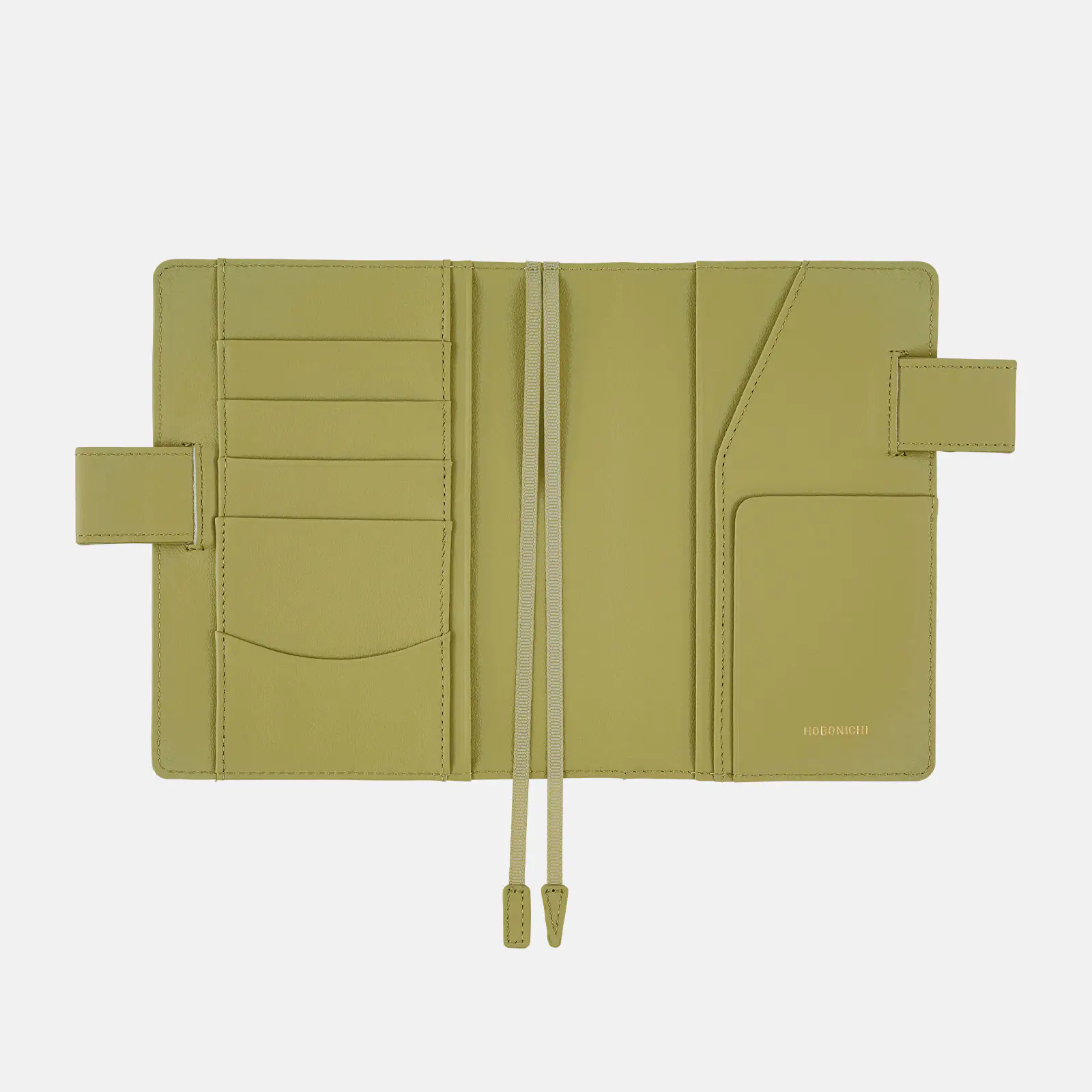Hobonichi 2026 A6 Planner Cover: Leather - Sage Green - Image 7