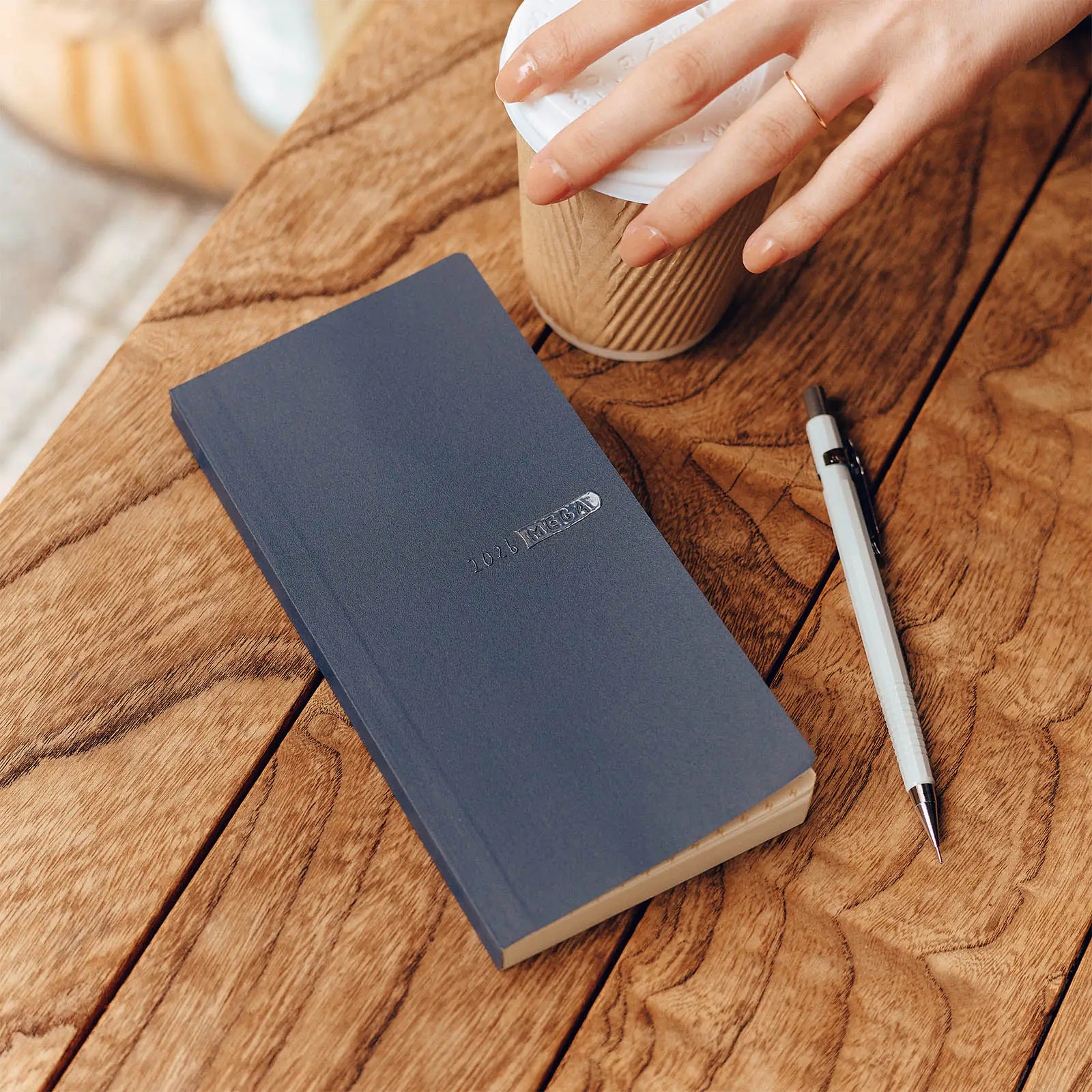Hobonichi 2026 Weeks Mega: Sneaker - Indigo Black - Image 3