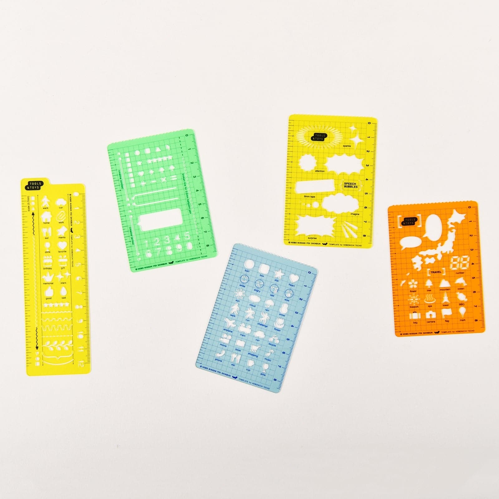 Hobonichi Stencil - Speech Bubbles - Image 2