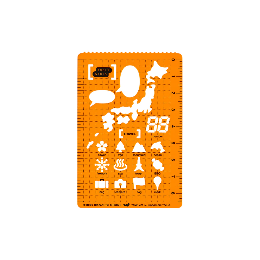 Hobonichi Stencil - Travel - Image 3