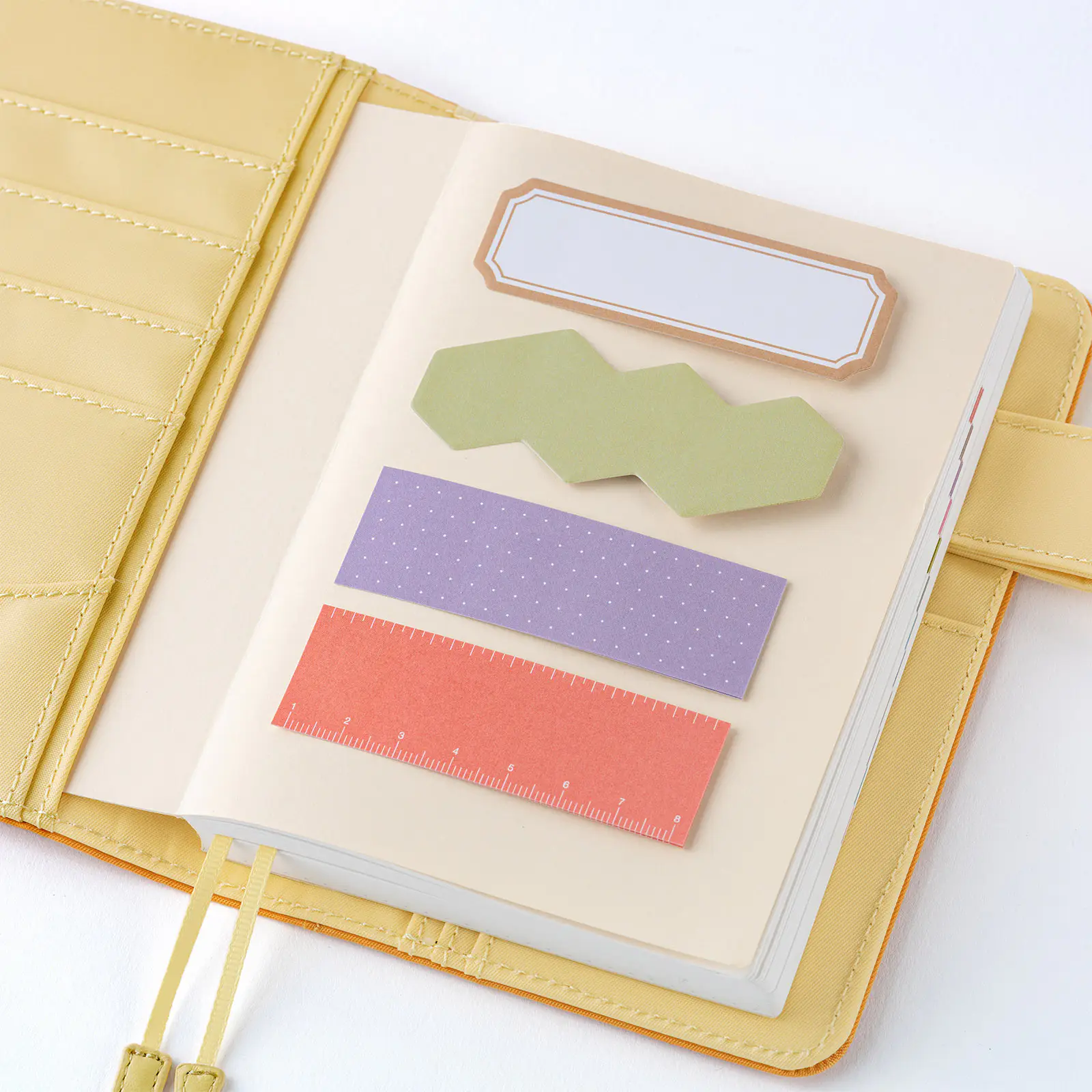 Hobonichi 2026 Accessories: TSUKI no IRO - Sticky Notes (Frame) - Image 4