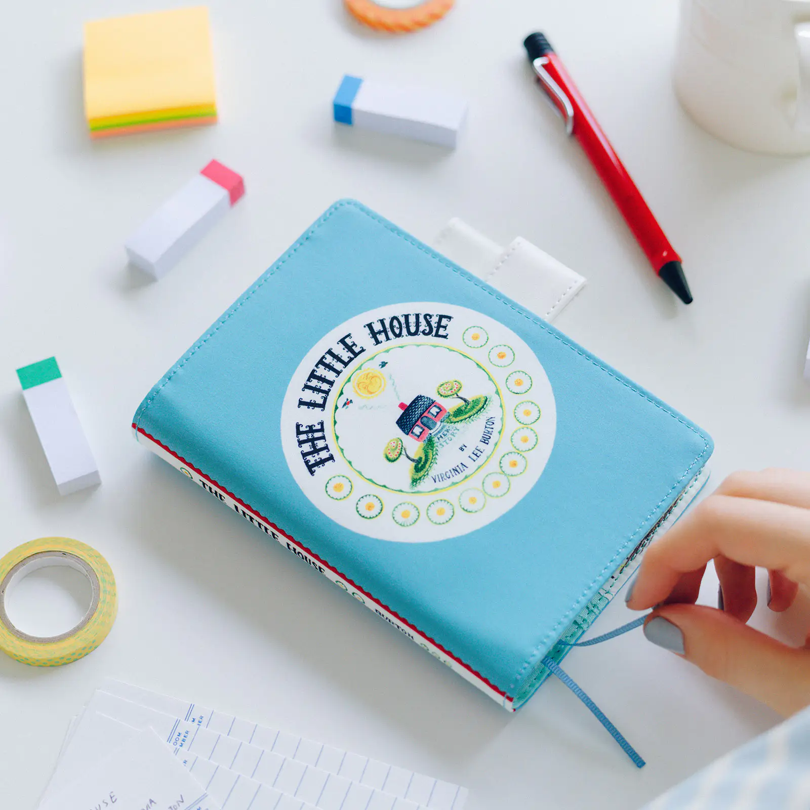 Hobonichi 2026 A6 Planner Cover: Virginia Lee Burton - The Little House - Image 3