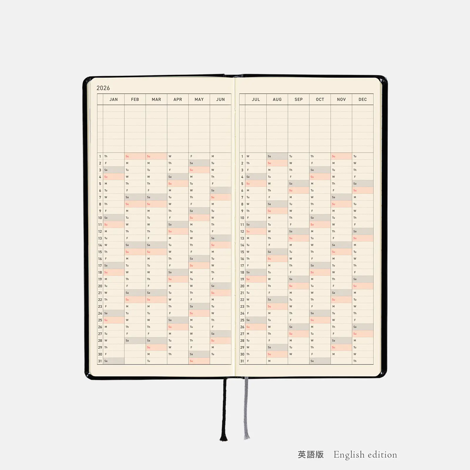 Hobonichi 2026 Weeks: Yumi Kitagishi - White Cat’s Daily Life - Image 9