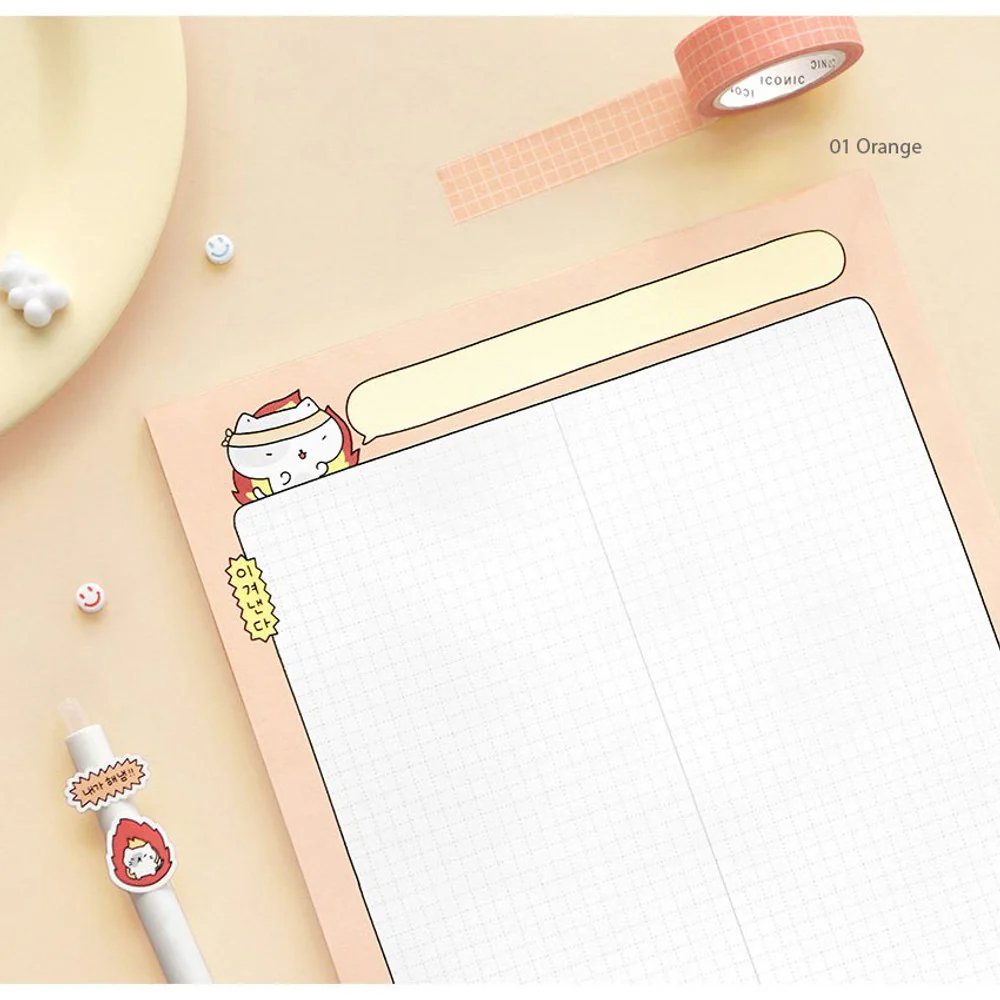 Iconic Blah Blah Memo Notepad B5 - Image 8
