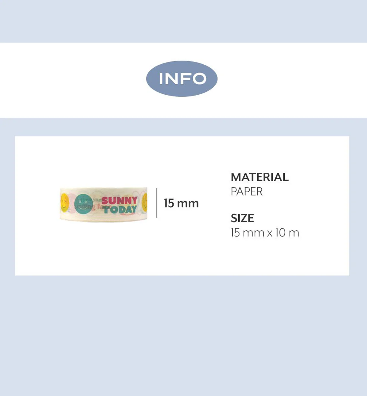 Iconic Collect Masking Tape 15mm - Image 5