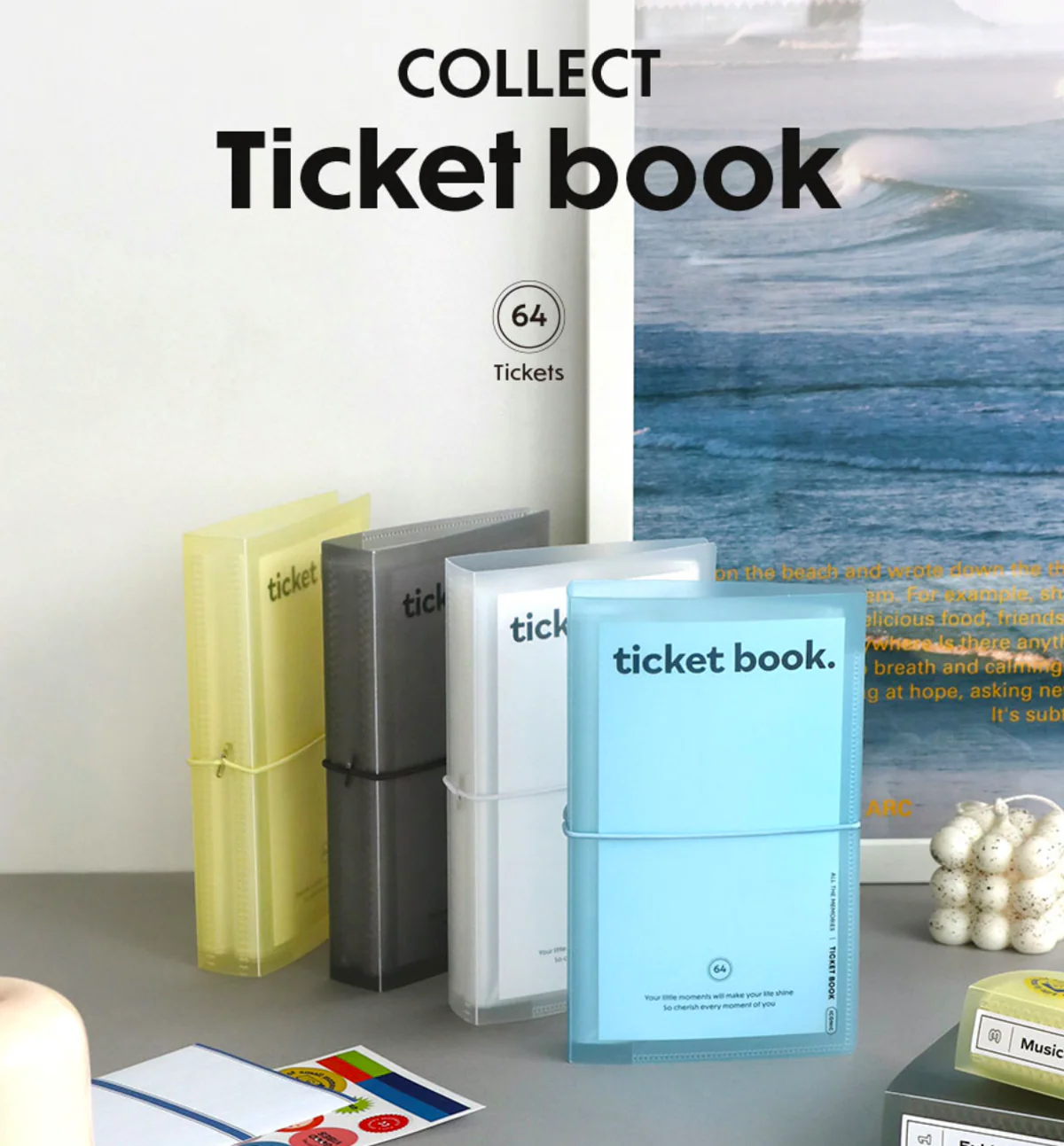 Iconic Collect Ticket Book – 64 Pockets with Stickers - Image 10
