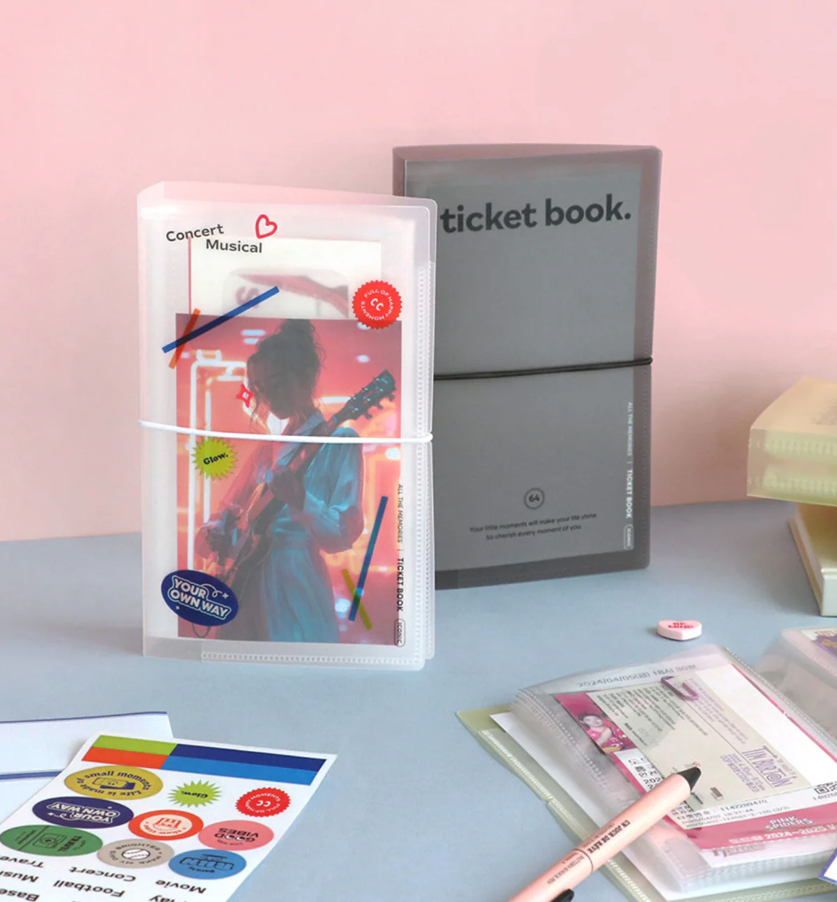 Iconic Collect Ticket Book – 64 Pockets with Stickers - Image 21
