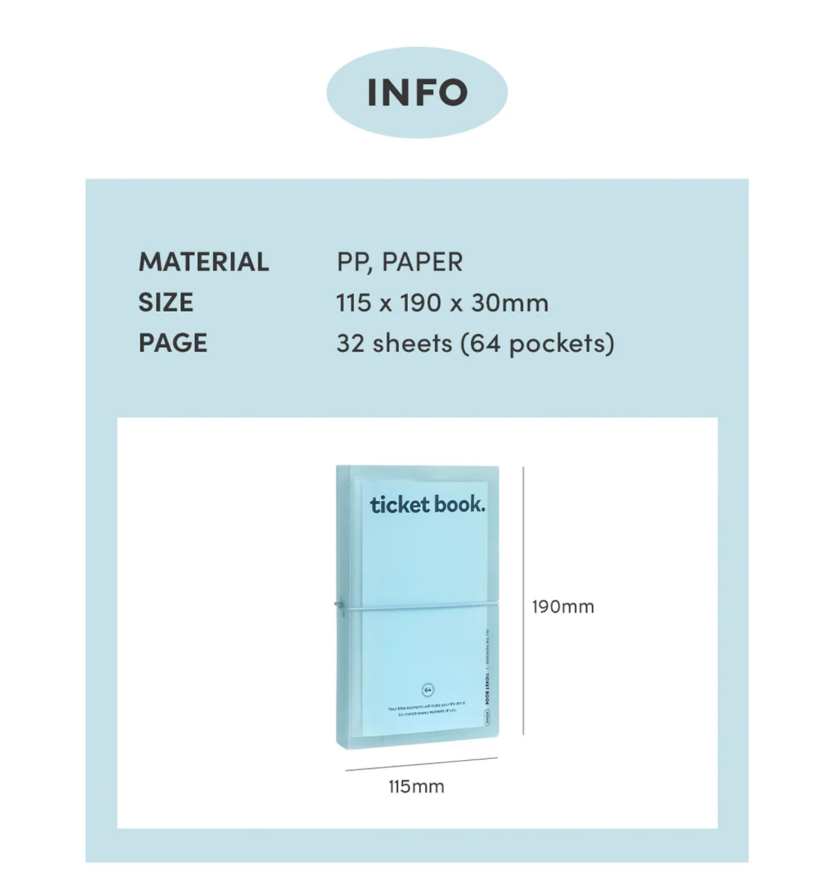 Iconic Collect Ticket Book – 64 Pockets with Stickers - Image 25