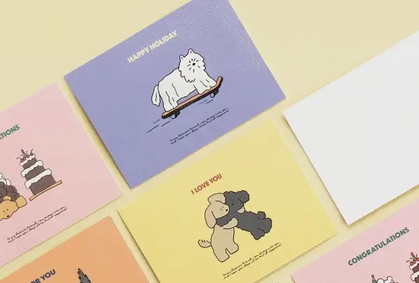 Iconic Cuddly Message Card Set – 24 Adorable Blank Cards & Envelopes - Image 2