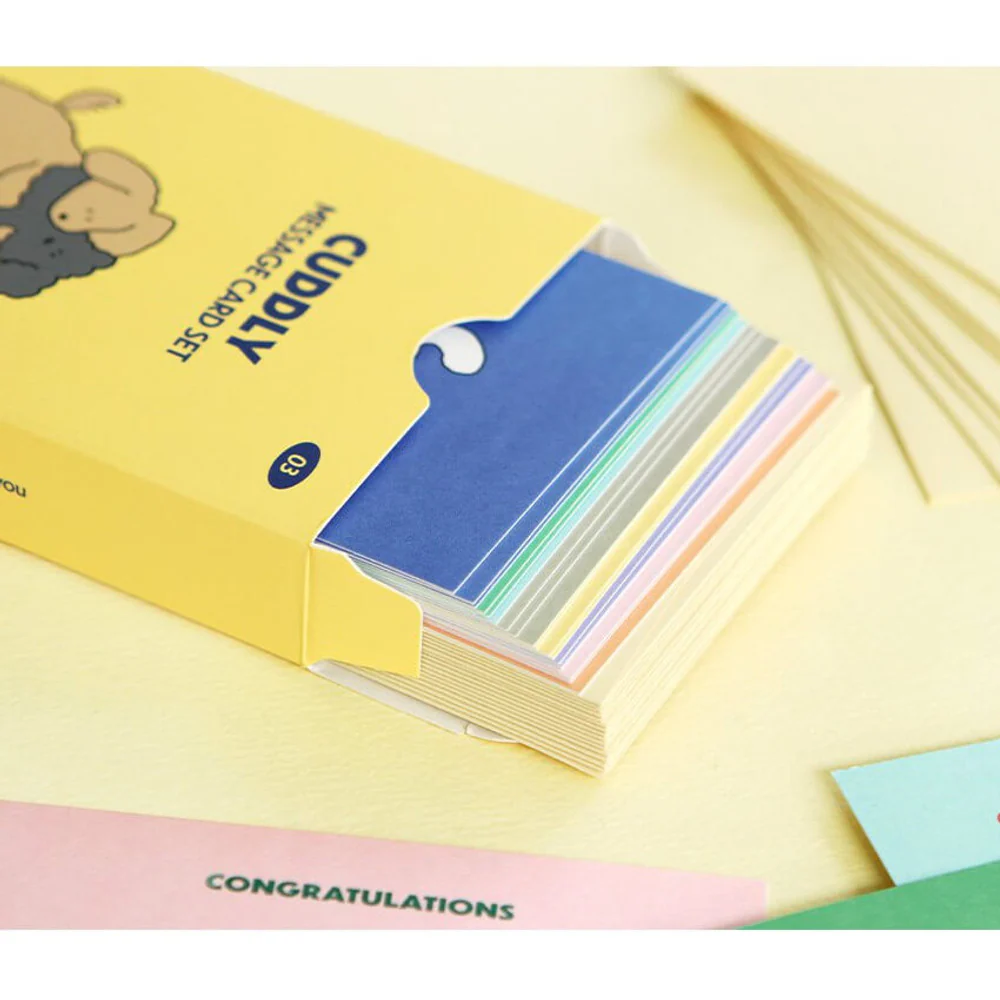 Iconic Cuddly Message Card Set – 24 Adorable Blank Cards & Envelopes - Image 7