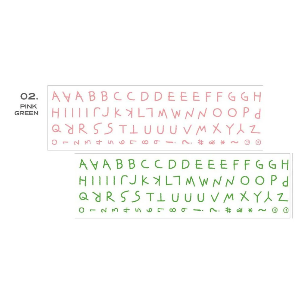 Iconic Doodle Alphabet Kiss-Cut Sticker Roll - Image 10