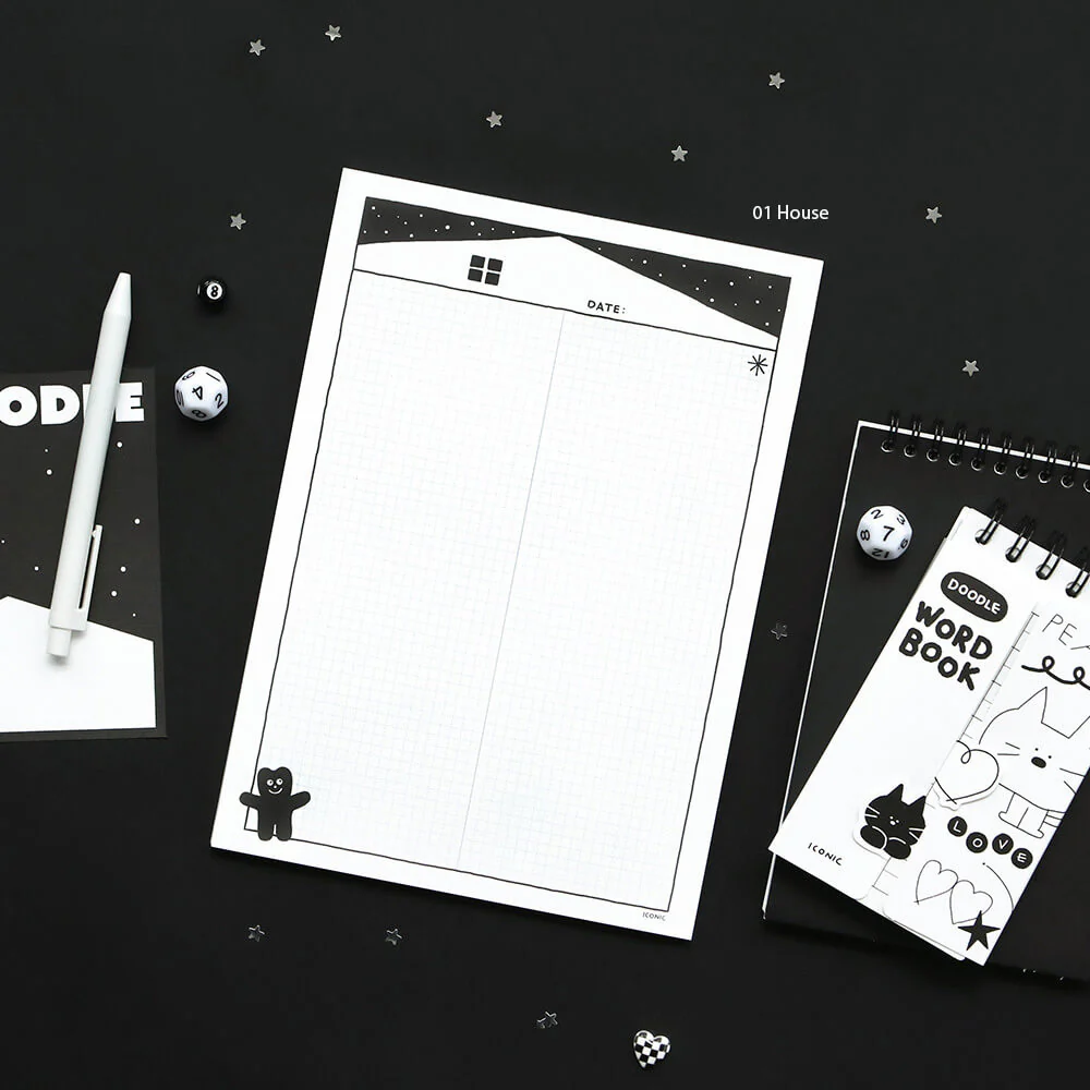 Iconic Doodle Notepad B5 - Image 9