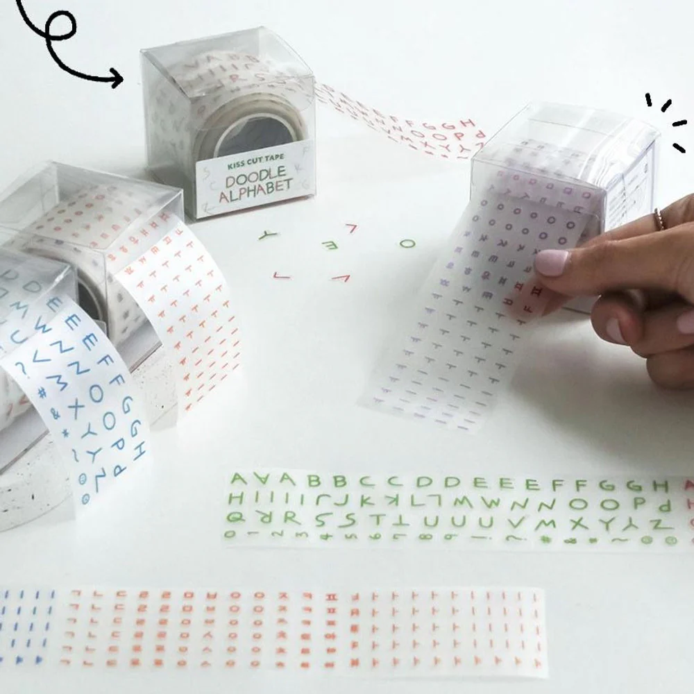 Iconic Doodle Hangeul Kiss-Cut Sticker Roll - Image 7