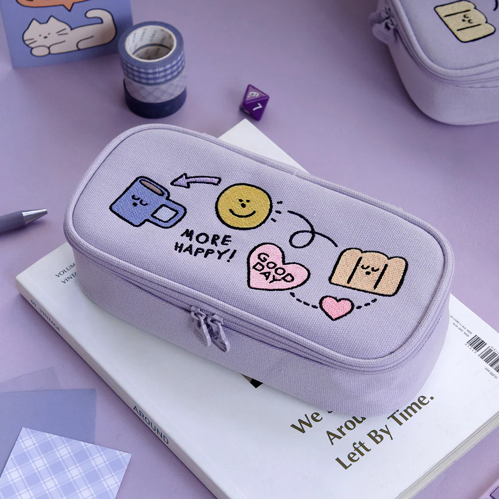 Iconic Doodle Large Capacity Pen Pouch - Image 8