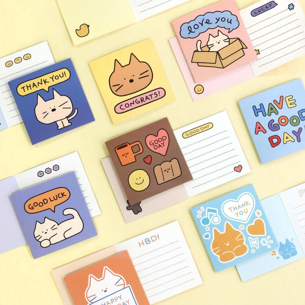 Iconic Doodle Mini Card Set – 24 Mini Cards with Box - Image 14