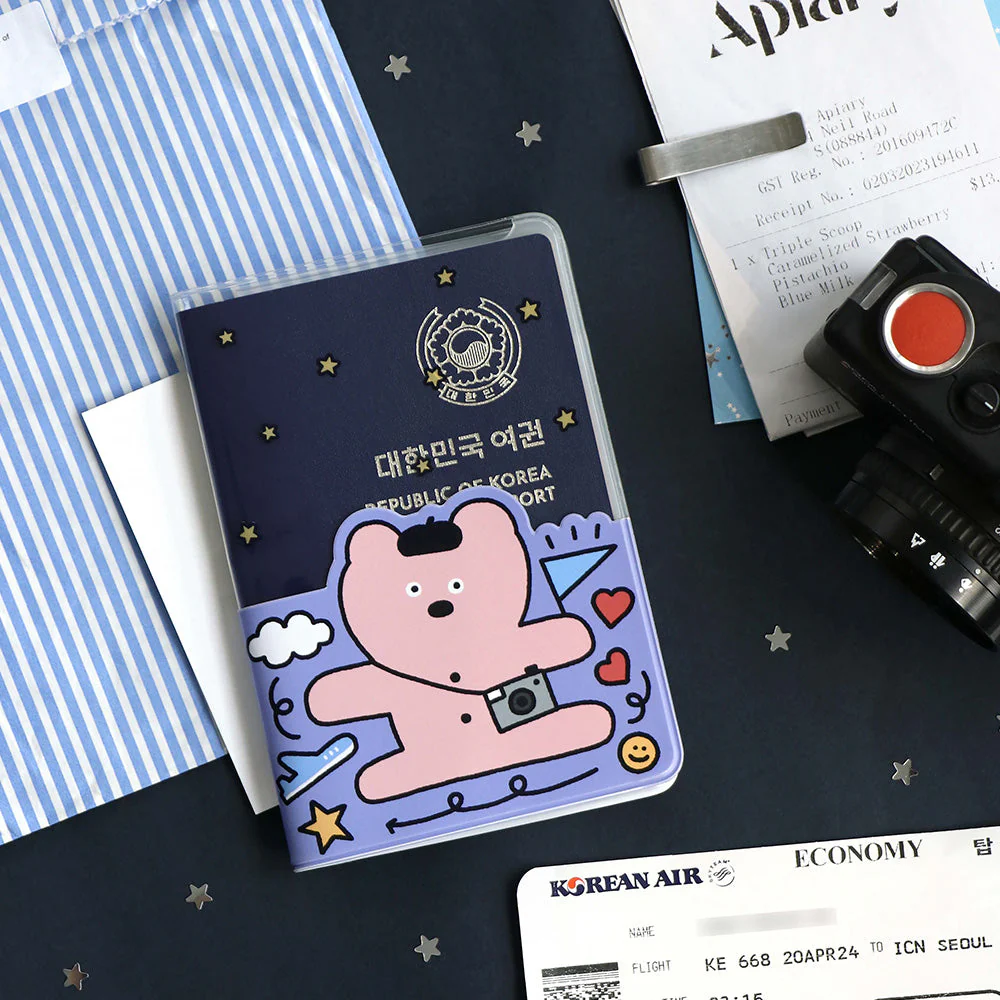 Iconic Doodle Passport Case - Image 5