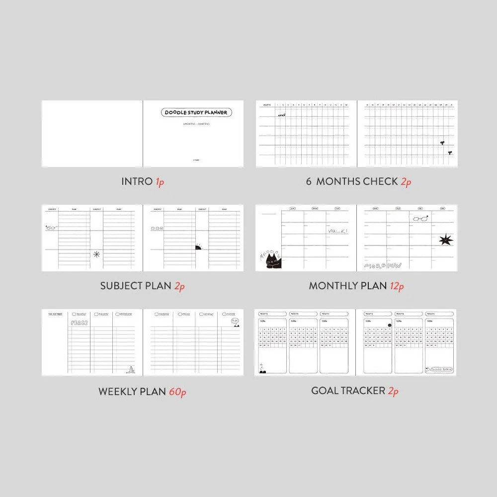 Iconic Doodle Study Planner - Image 9